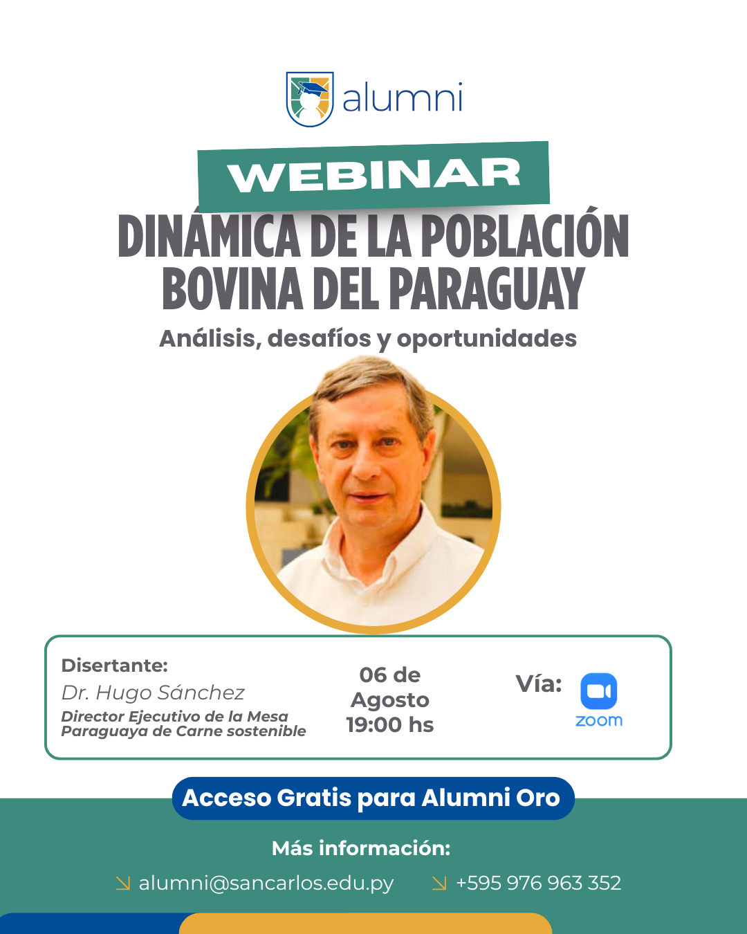 Webinar «Dinámica de la población bovina del Paraguay»
