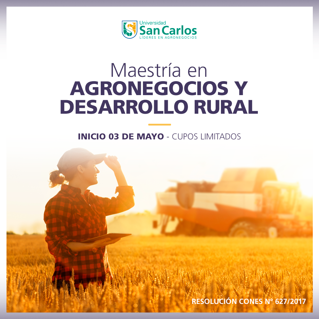 Maestría en Agronegocios y Desarrollo Rural
